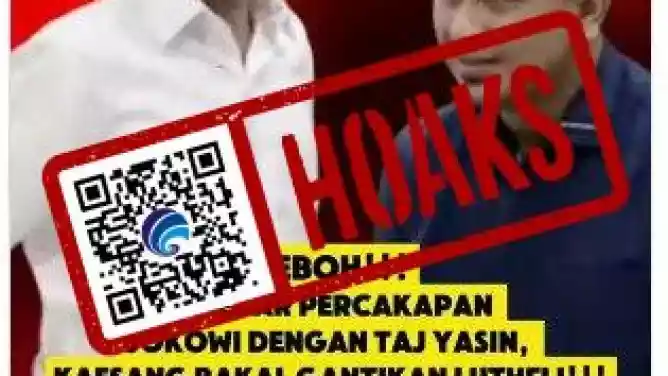 Hoaks Rekaman Audio Pesan Jokowi Agar Luthfi Diganti Kaesang Pasca Pilkada Jateng 2024