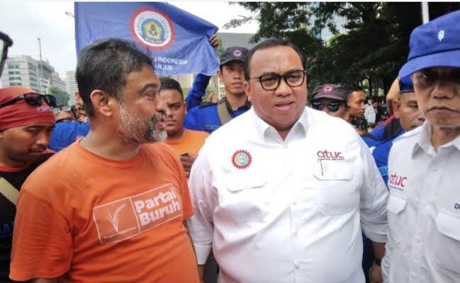 Pentolan Buruh Andi Gani & Said Iqbal Bersatu Ultimatum Mogok Nasional