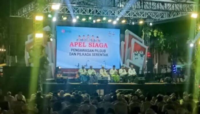 Malam Puncak Apel Siaga Pengawasan, Pemkab Sampang Gandeng Masyarakat Sukseskan Pilkada 2024