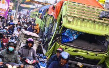 Pasca Ricuh, Aktivitas Truk Tanah di Teluknaga Tangerang Disetop 3 Hari