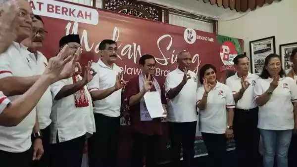 Sesuai Arahan Luhut, Relawan Bravo 5 Deklarasi Dukung Pramono-Rano Karno