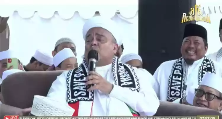 Pesan HRS di Reuni 212 : Pilpres & Pilkada Sudah Selesai, Jangan Terpecah Belah