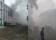 Innalillahi, Gedung Rektorat UIN Syarif Hidayatullah Kebakaran