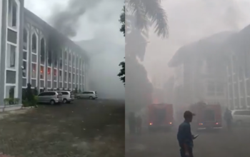 Gedung UIN Jakarta Kebakaran