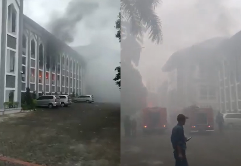 Gedung UIN Jakarta Kebakaran