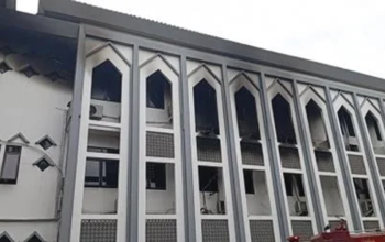 Gedung UIN Jakarta yang Kebakaran