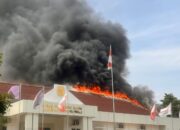 Kantor KPU Morowali Kebakaran, Pegawai Gerak Cepat Selamatkan Kotak Suara