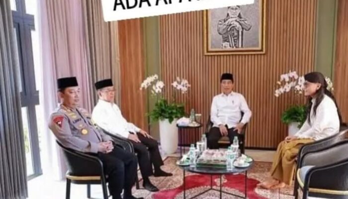 Foto Lama Jokowi Bersama Kapolri ke Rumah Gus Miftah Digoreng Lagi, Awas Hoax Gentayangan ! Ini Faktanya