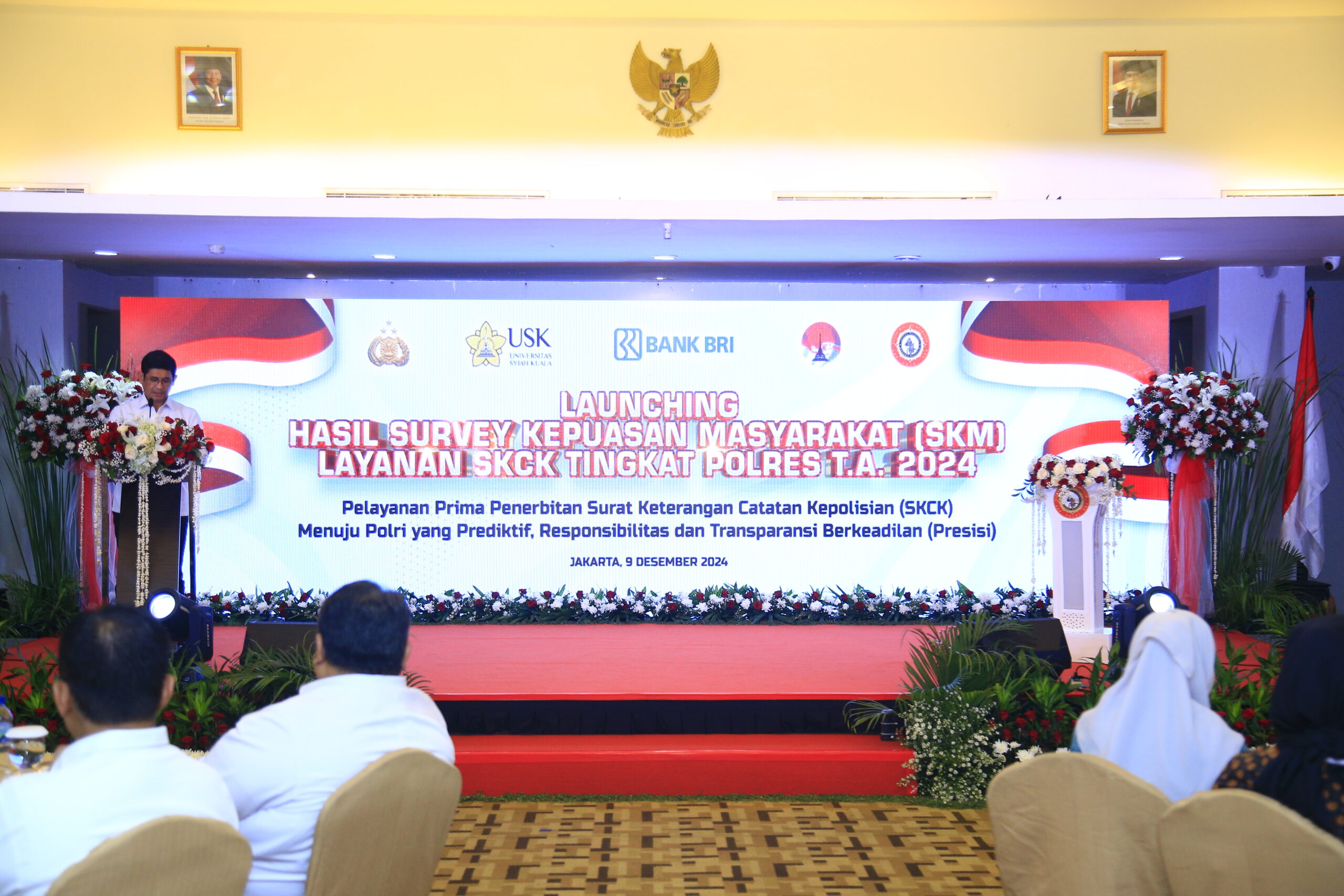 Polri Gelar Launching Hasil Survei Kepuasan Masyarakat Layanan SKCK Tingkat Polres tahun 2024