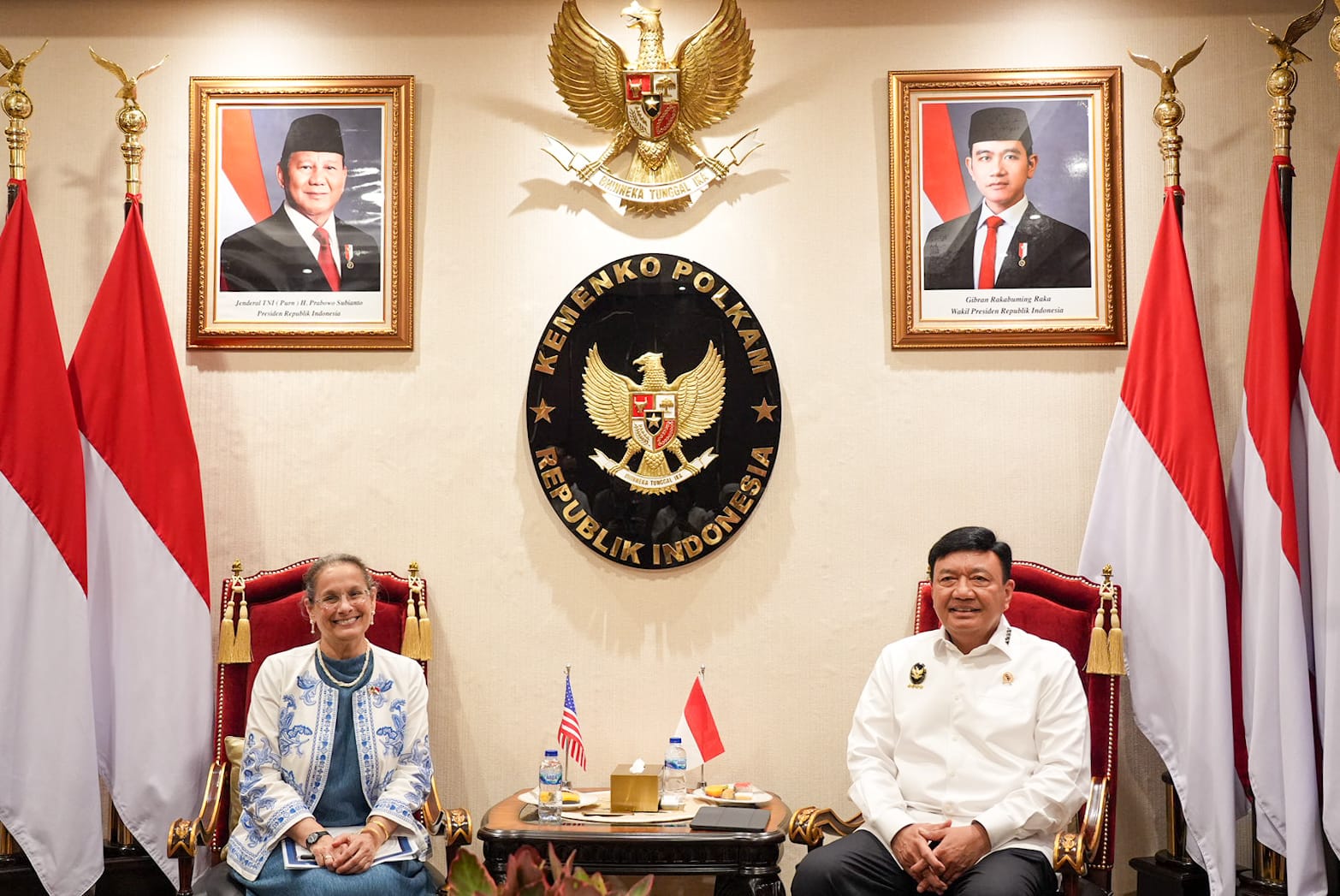 Budi Guawan dan Kamala Shirin Lakhdir