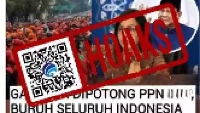 Hoaks Gaji UMR Dipotong PPN 12 %