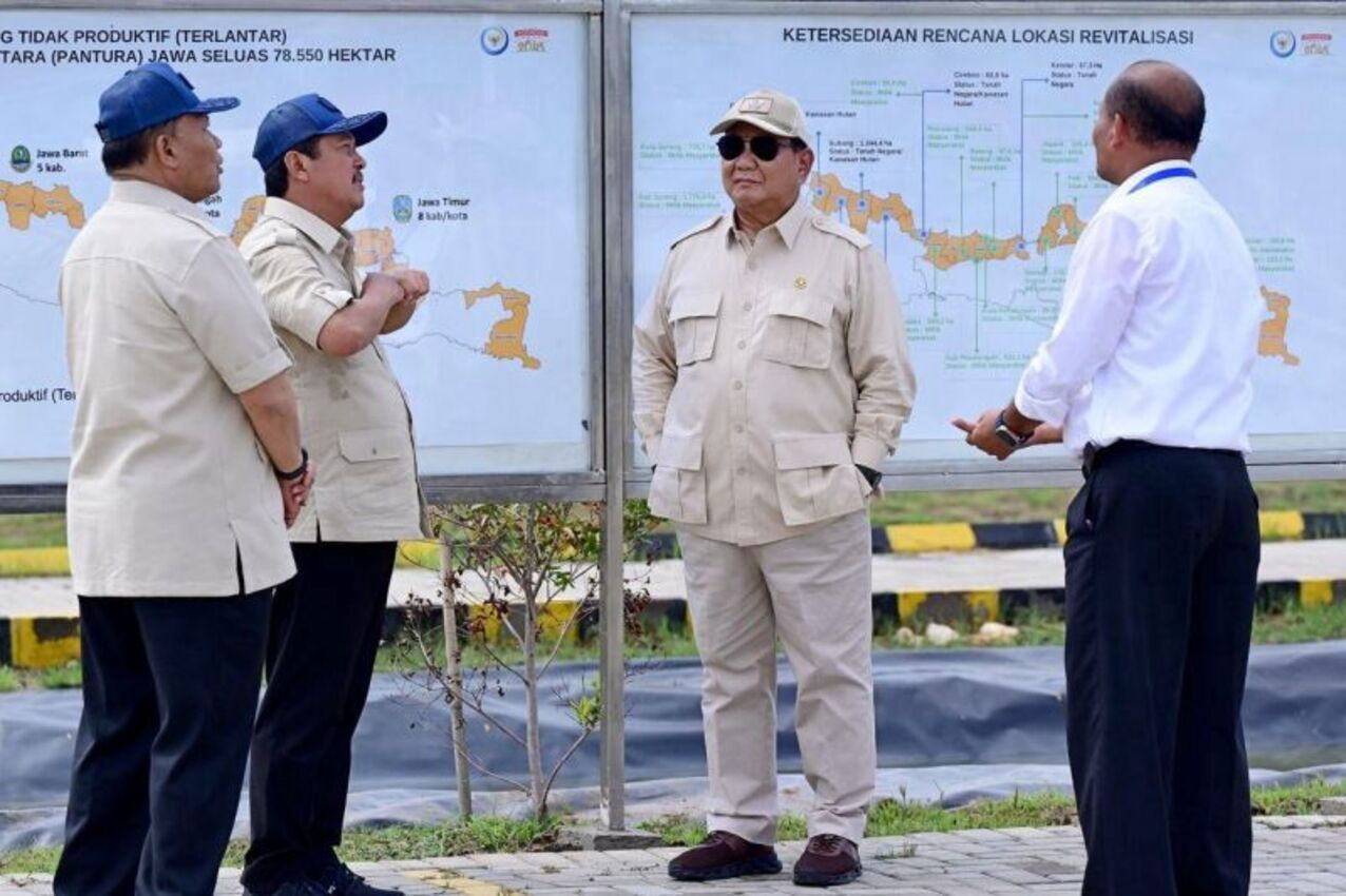 Presiden Prabowo Subianto Tinjau Kawasan BLUPPB Karawang, Dorong Swasembada Pangan dan Ekonomi Biru