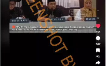 Hoaks KPU Umumkan Putaran Kedua Pilkada Jakarta