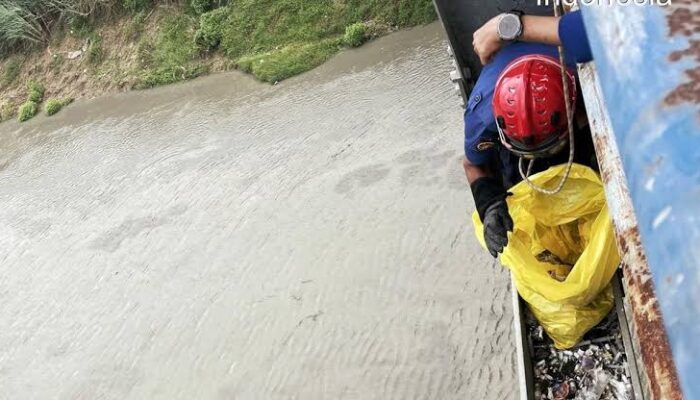 Polres Karawang Selidiki Kasus Pembuangan Limbah Medis di Jembatan Perbatasan Karawang-Bekasi