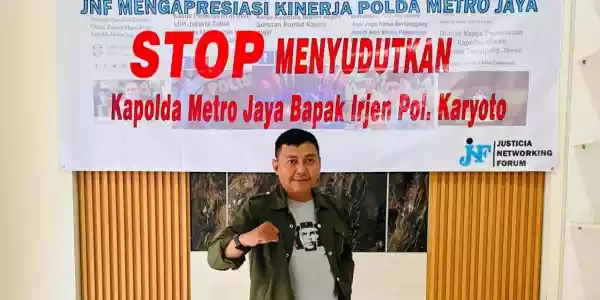 JNF : Kinerja Baik Kapolda Metro Jaya Beserta Jajaran Patut Diapresiasi