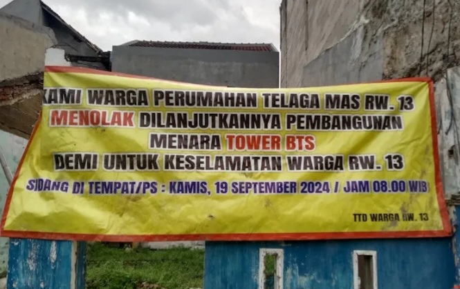 Resah Dengan Dampak Tower BTS, Puluhan Warga Bekasi Utara Menjual Rumah