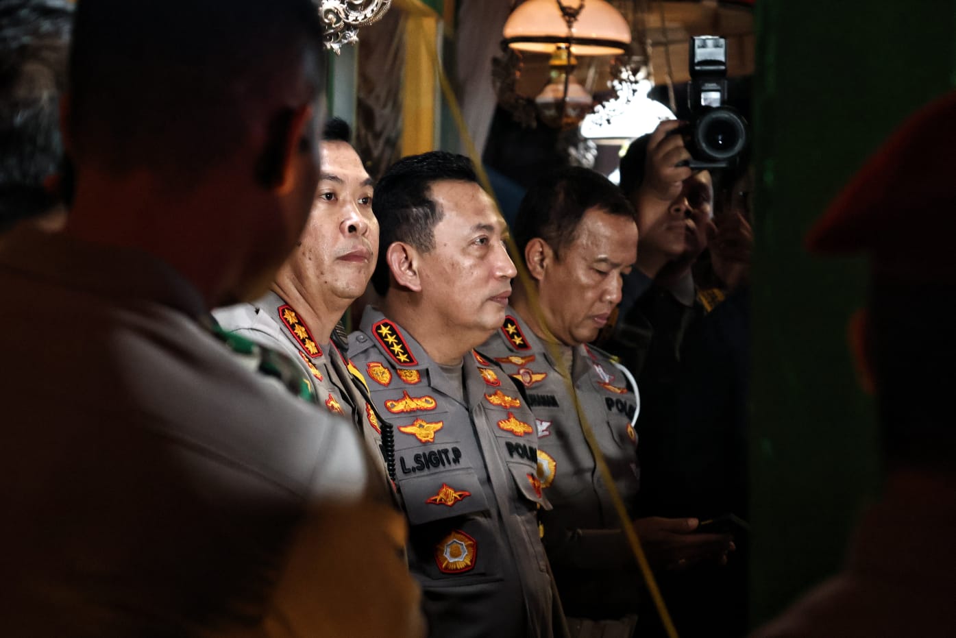 FOTO : Kapolri Datang Ke Bundaran HI Pastikan Situasi Malam Tahun Baru Berjalan Aman Lancar