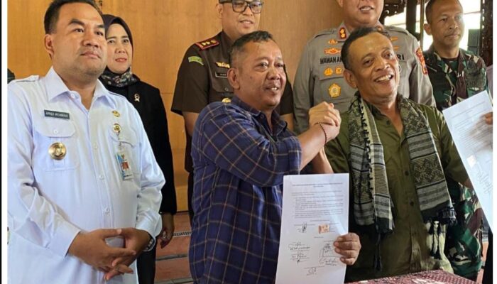 Dimediasi Forkopimda, MPC Pemuda Pancasila & DPC GRIB Kab. Blora Sepakat Berdamai