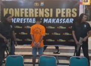 Polrestabes Makassar Bekuk Pembunuh dan Pemerkosa IRT di Mariso