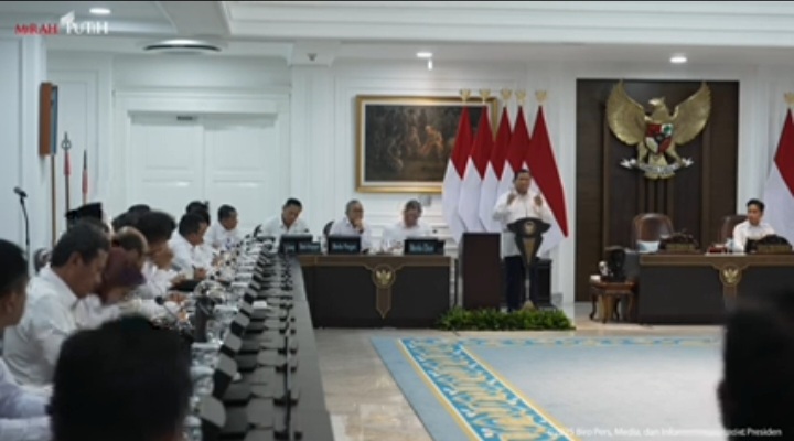 Presiden Prabowo Subianto Gelar Sidang Kabinet Paripurna Terkait 100 Hari Kerja