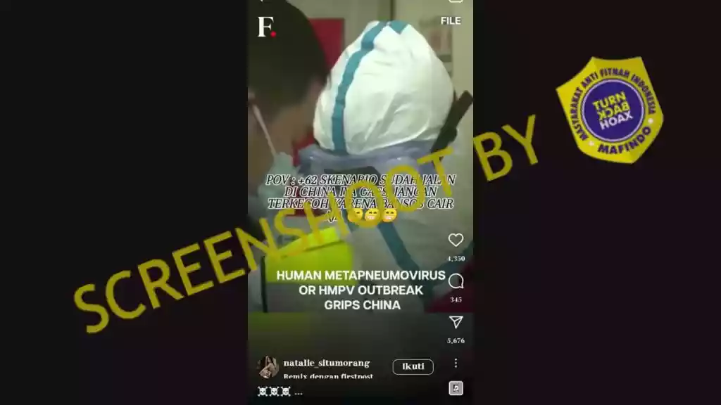 Hoaks Virus HMPV Sebabkan Kerusakan Otak pada Anak