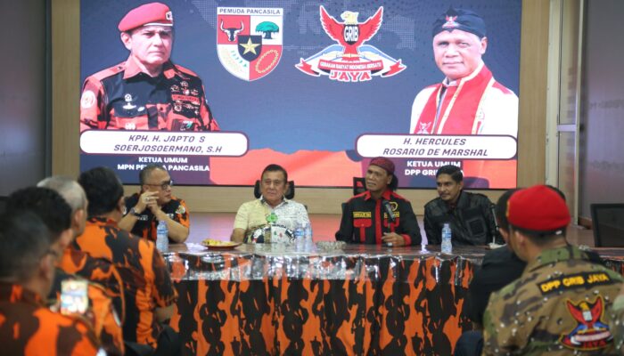 Silaturahmi Japto dan Hercules, Sepakat Jaga Kamtibmas dan Dukung Program Pemerintah