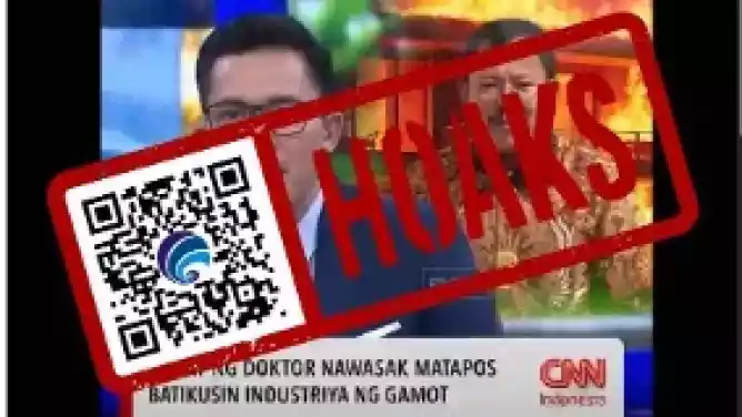 Hoaks CNN Indonesia Beritakan Ledakan di Rumah Terawan Agus Putranto