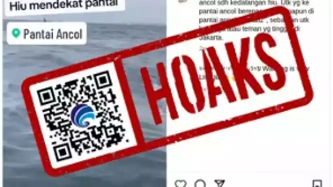 Viral Video Hiu Dekati Pantai Ancol, Cek Faktanya