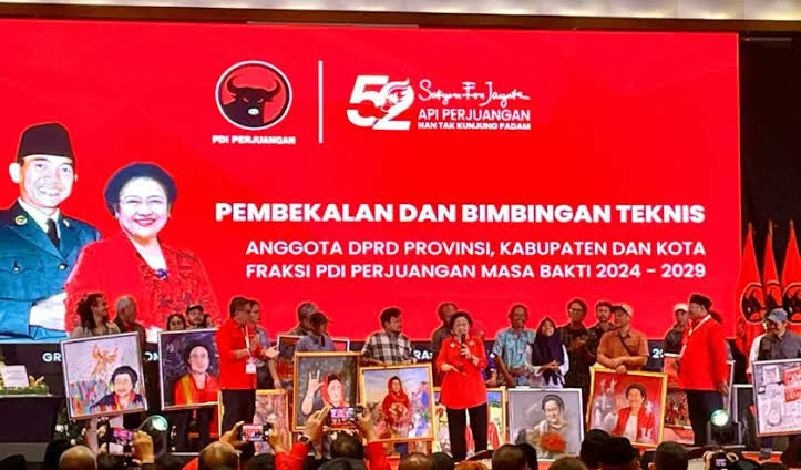 Bimtek PDIP di JI Expo, Megawati Arahkan Kader Turun Gunung