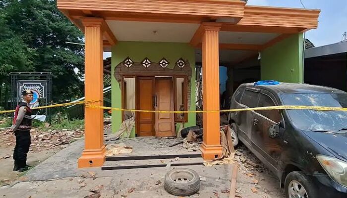 Ledakan Rumah Polisi di Mojokerto Diduga Akibat Kebocoran Gas