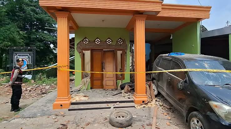 Ledakan Rumah Polisi di Mojokerto Diduga Akibat Kebocoran Gas