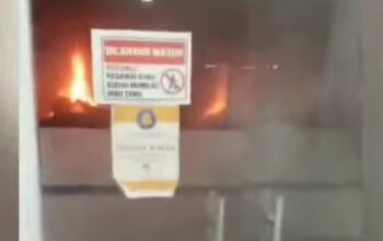 Gedung ATR/BPN Kebakaran, Api Bakar Sejumlah Kertas Arsip