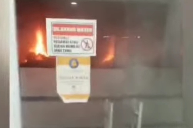 Gedung ATR/BPN Kebakaran, Api Bakar Sejumlah Kertas Arsip