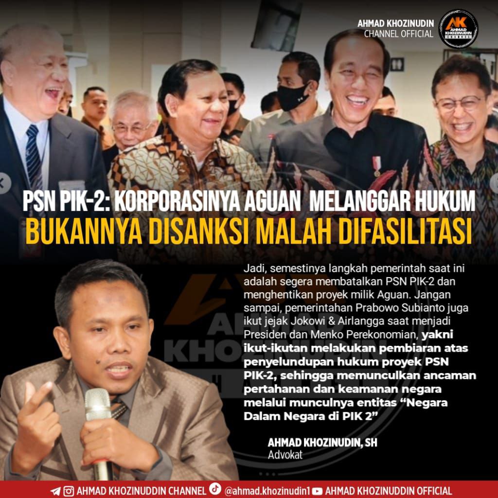Polemik PIK 2 Digoreng Ormas Terlarang di Indonesia