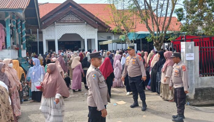 35 Ribu Pelayat Tumpah Ruah di Kuta Krueng, Polres Pidie Jaya Pastikan Keamanan Terjaga