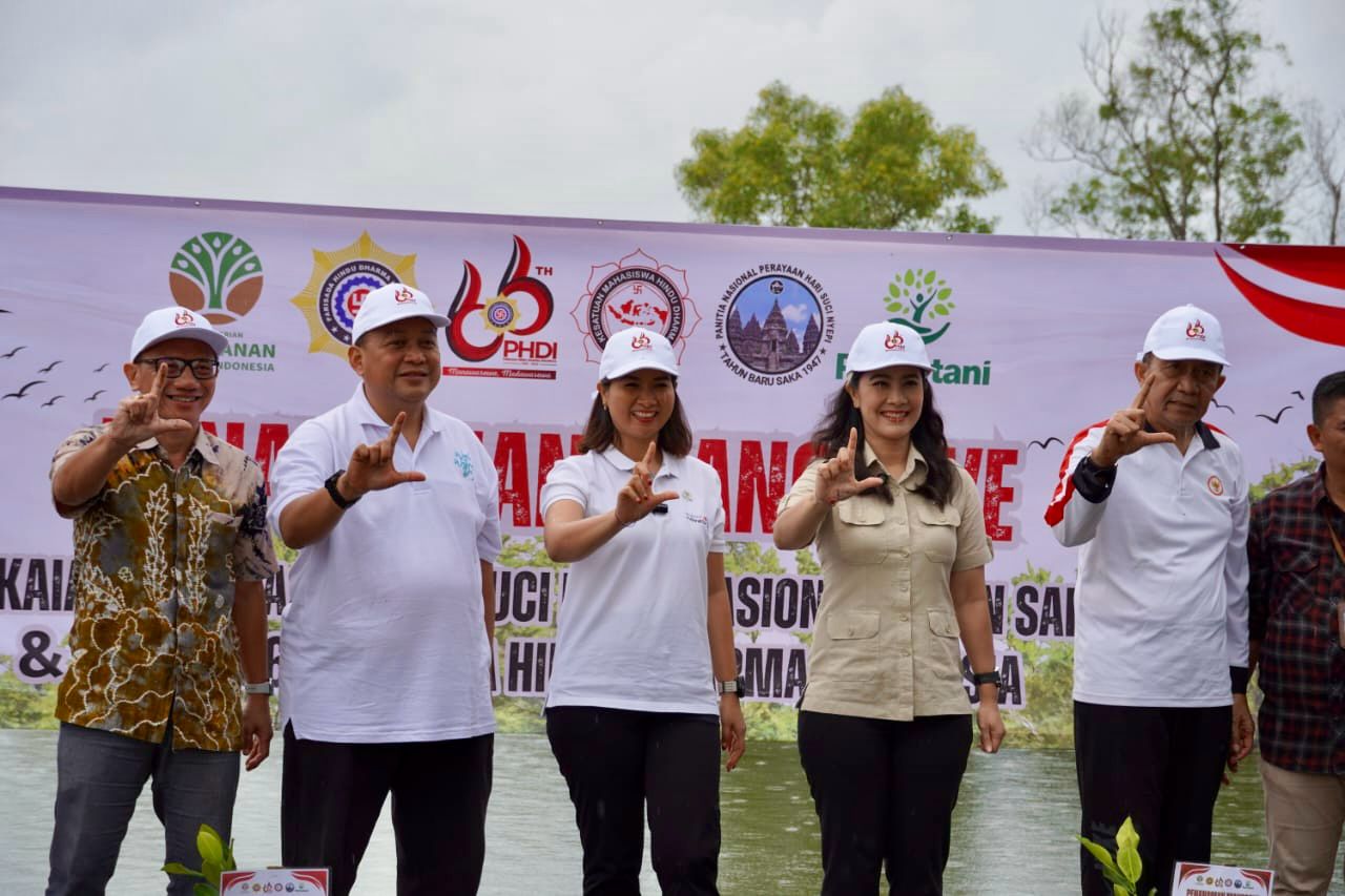 Sambut Hari Suci Nyepi 1947, Panitia Nasional Tanam 1500 Pohon Mangrove
