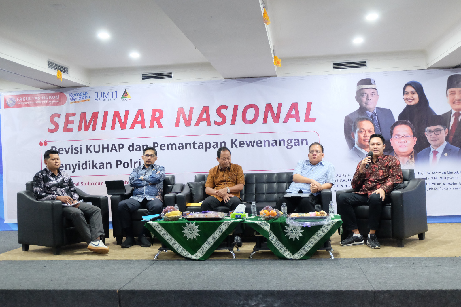 PP Fokal IMM & FH Univ Muhammadiyah Tangerang Gelar Seminar Revisi KUHAP & Pemantapan Kewenangan Penyidikan Polri