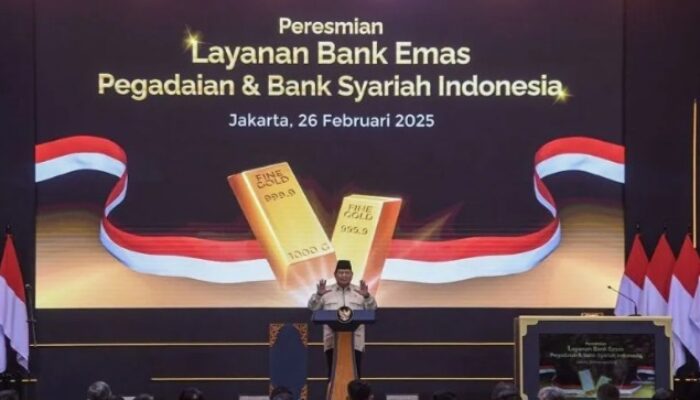 Presiden Prabowo Subianto Resmi Luncurkan Bank Emas Pertama di Indonesia