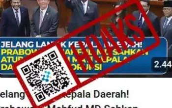 Hoaks Prabowo Sahkan Hukuman Mati untuk Koruptor