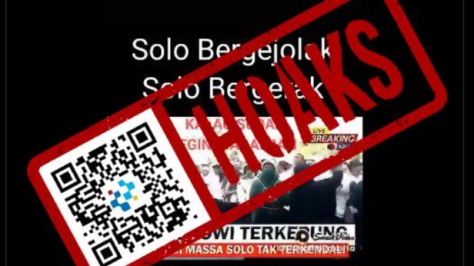 Hoaks Demo Aliansi Rakyat Solo di Rumah Jokowi