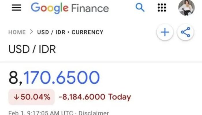 Nilai Tukar USD dan Euro ke Rupiah Turun, Ini Kata Google