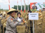 Irwasum Polri bersama Wamentan Pimpin Panen Raya Jagung Serentak di Madiun