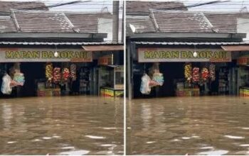 Tetap Buka Saat Banjir, Warung Madura Junjung Tinggi Slogan ‘Tutup Saat Kiamat’