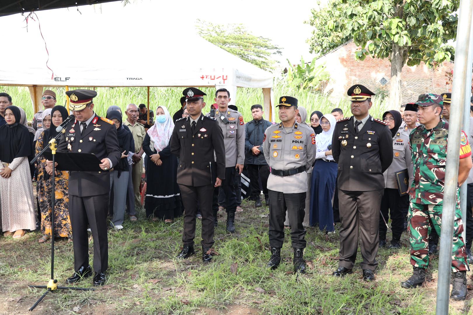 Surat KPLB 3 Polisi yang Gugur saat Bubarkan Sabung Ayam di Lampung Diantarkan Jenderal