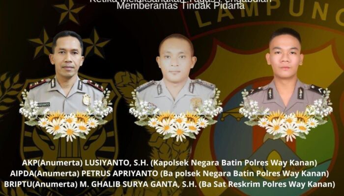 Sedih Banget, Begini Curhatan Pilu Anak Kapolsek Negara Batin yang Tewas Ditembak Oknum TNI