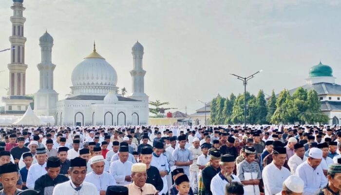 Ribuan Warga di Nagan Raya Aceh Sudah Lebaran Duluan, Salat Ied Pagi Tadi