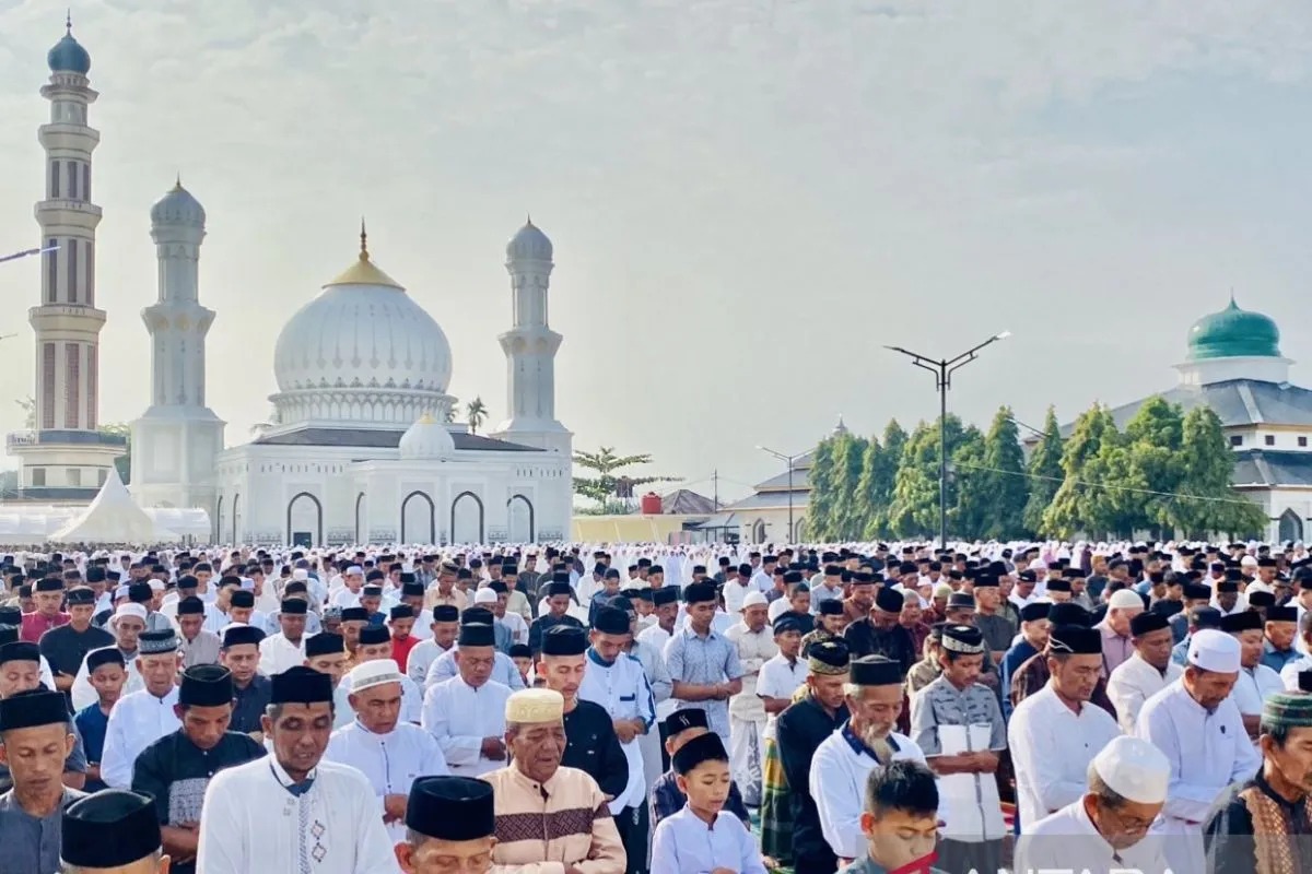 Ribuan Warga di Nagan Raya Aceh Sudah Lebaran Duluan, Salat Ied Pagi Tadi