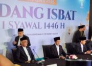 Kemenag RI Resmi Tetapkan Idul Fitri 1 Syawal 1446 H Pada 31 Maret 2025
