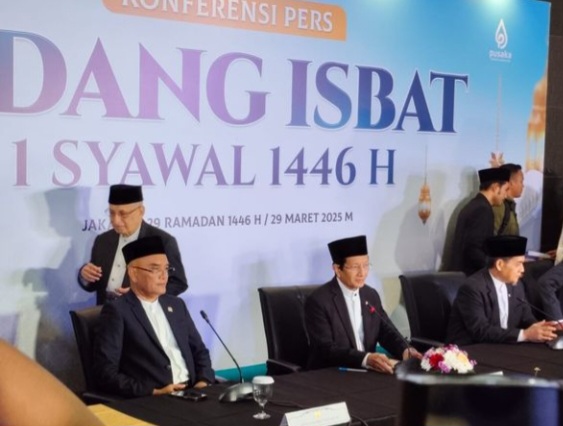 Kemenag RI Resmi Tetapkan Idul Fitri 1 Syawal 1446 H Pada 31 Maret 2025