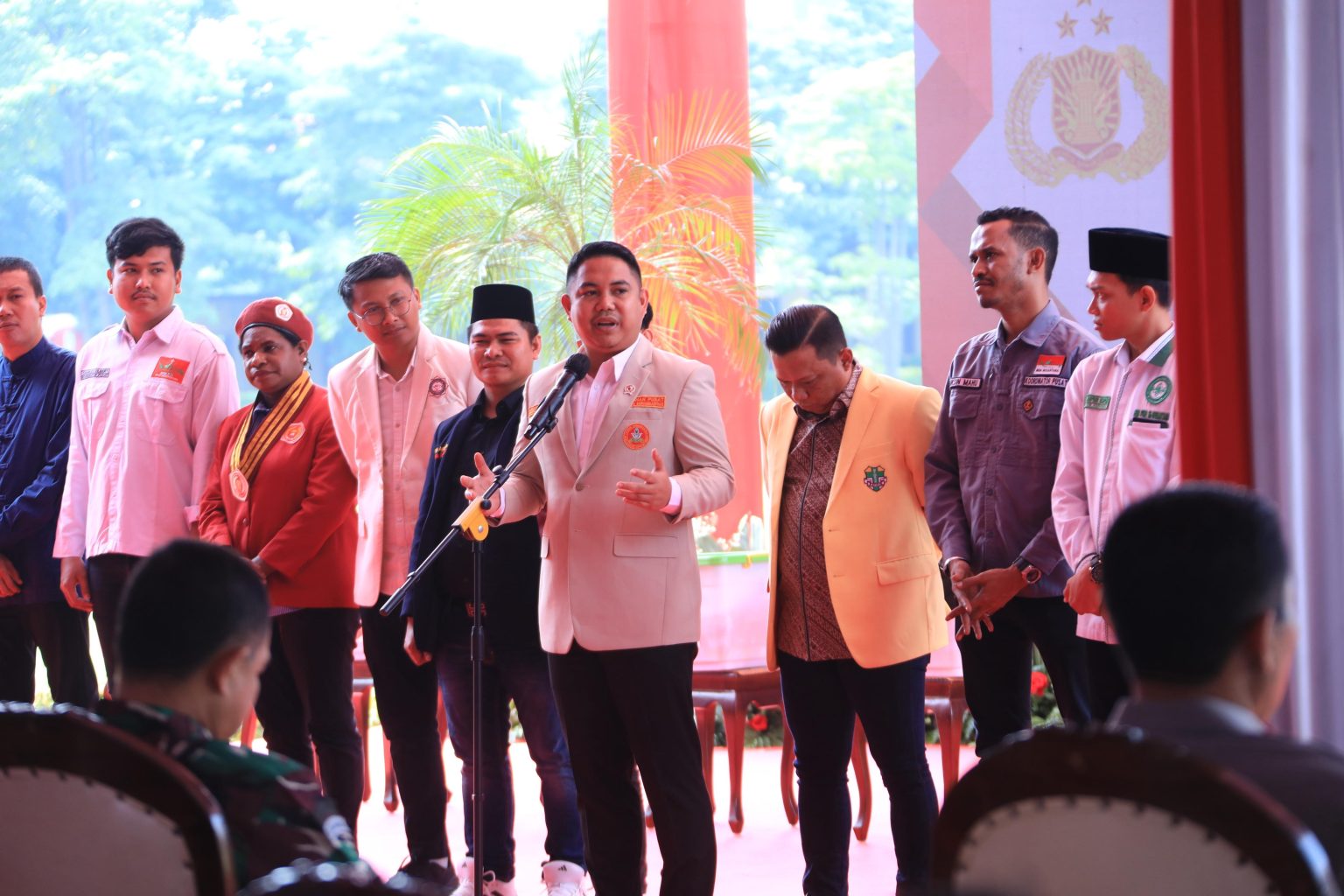 Polri-BEM PTNU Kolaborasi Gelar Bansos Ramadan 2025